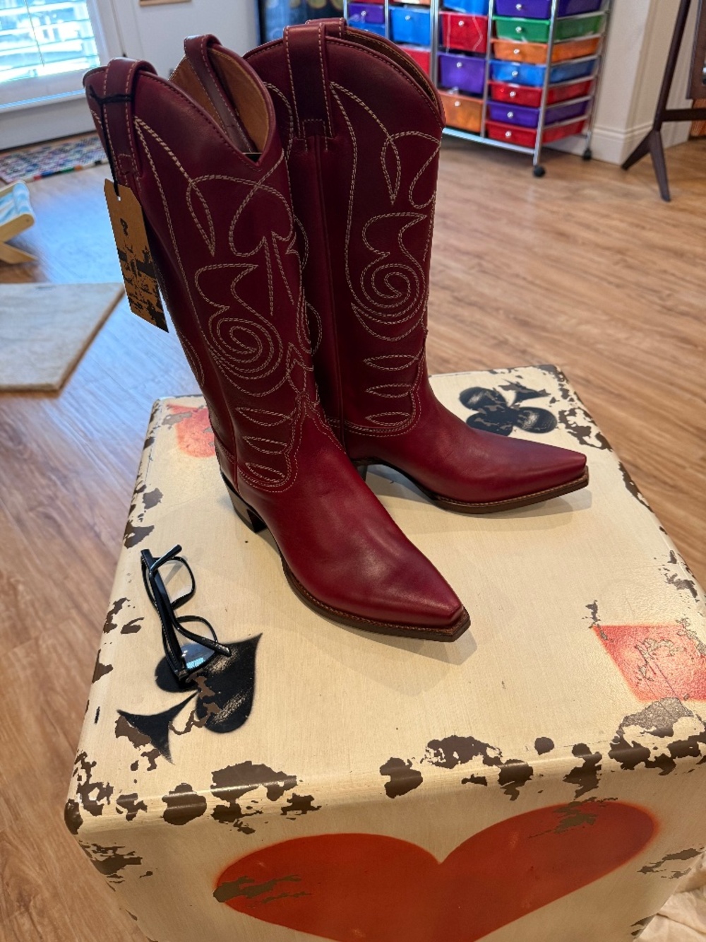 Ranch Road burgundy Boots